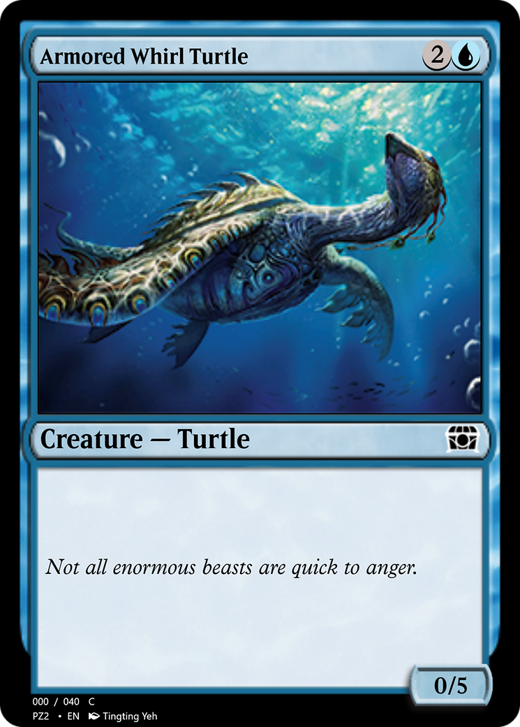 Armored Whirl Turtle (PZ2-70809) [Treasure Chest] Foil