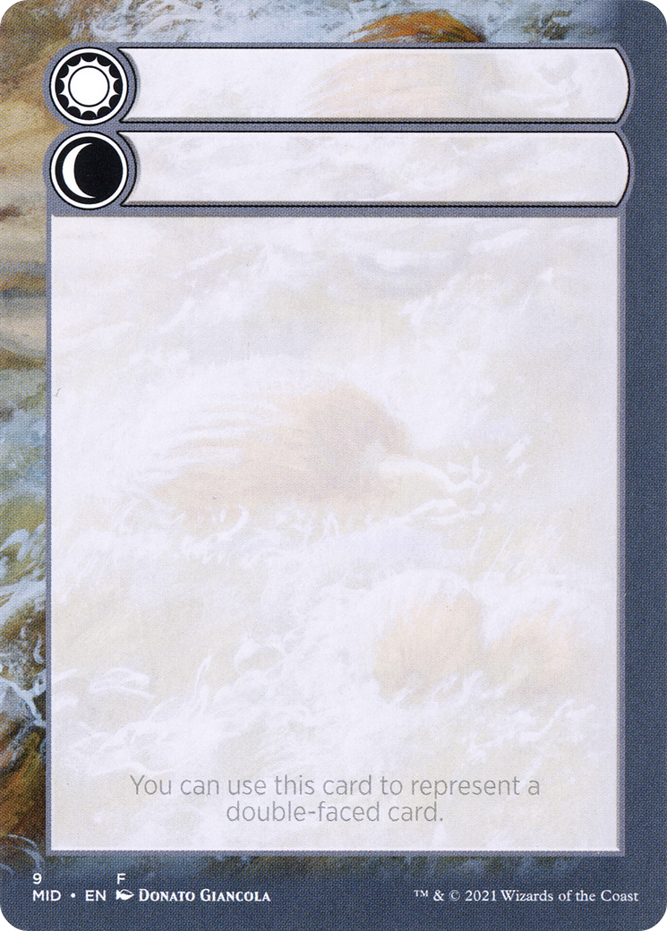 Double-Faced Substitute Card (SMID-009) (Borderless) [Innistrad: Midnight Hunt Substitute Cards]