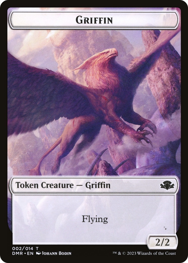 Griffin (TDMR-002) [Dominaria Remastered Tokens] Foil