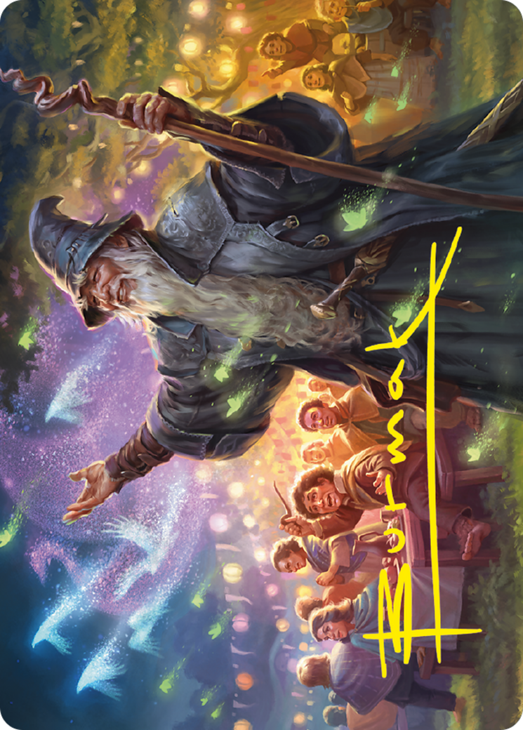 Gandalf, Friend of the Shire // Gandalf, Friend of the Shire (ALTR-005) (Borderless) [Tales of Middle-earth Art Series] Foil