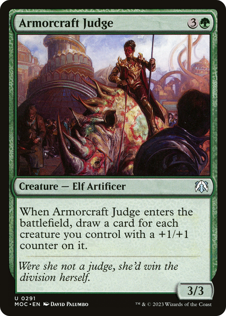 Juge d'artisanat d'armure [Commander L'invasion des machines]