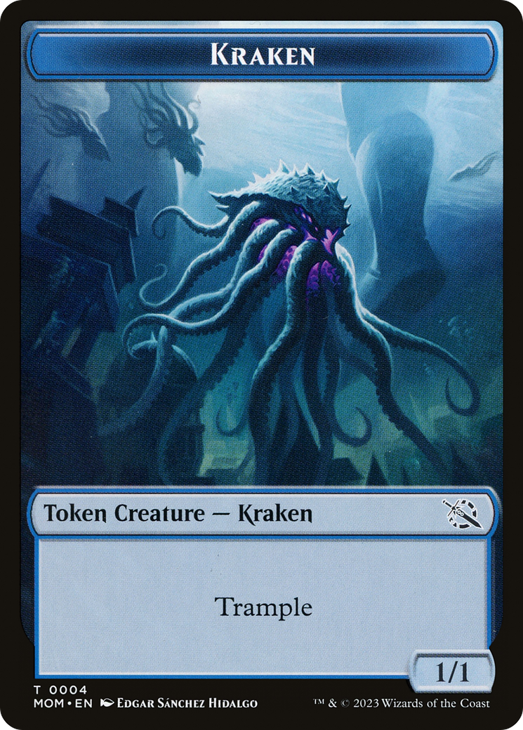Kraken (TMOM-004) [March of the Machine Tokens] Foil