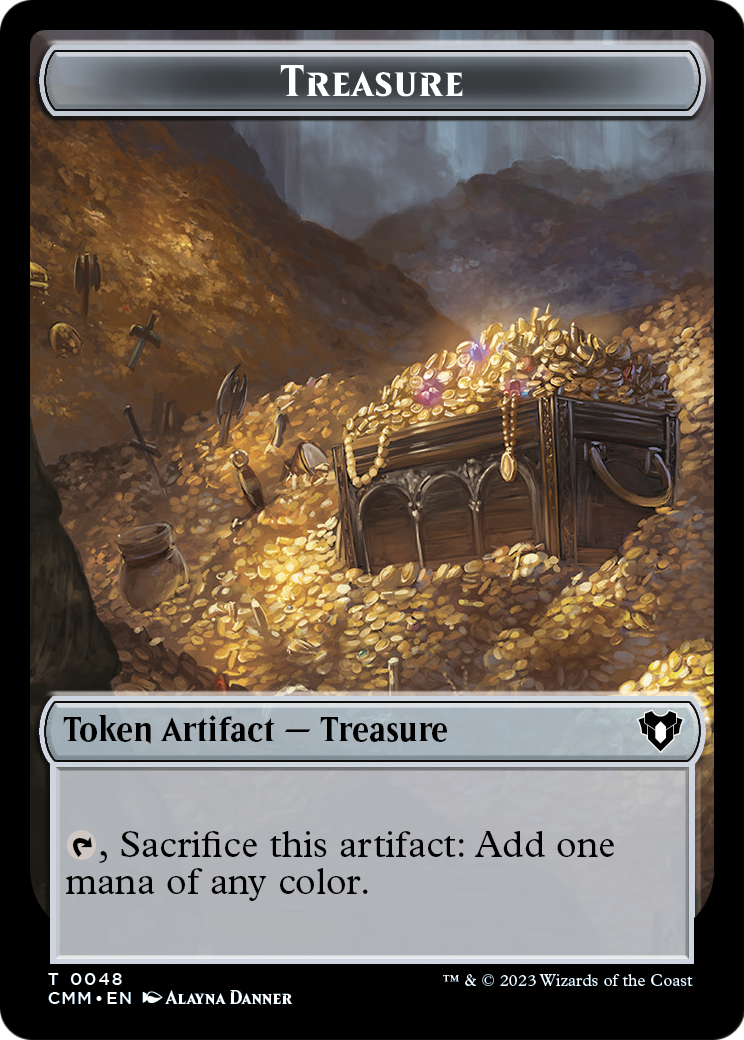 Treasure (TCMM-048) [Commander Masters Tokens] Foil