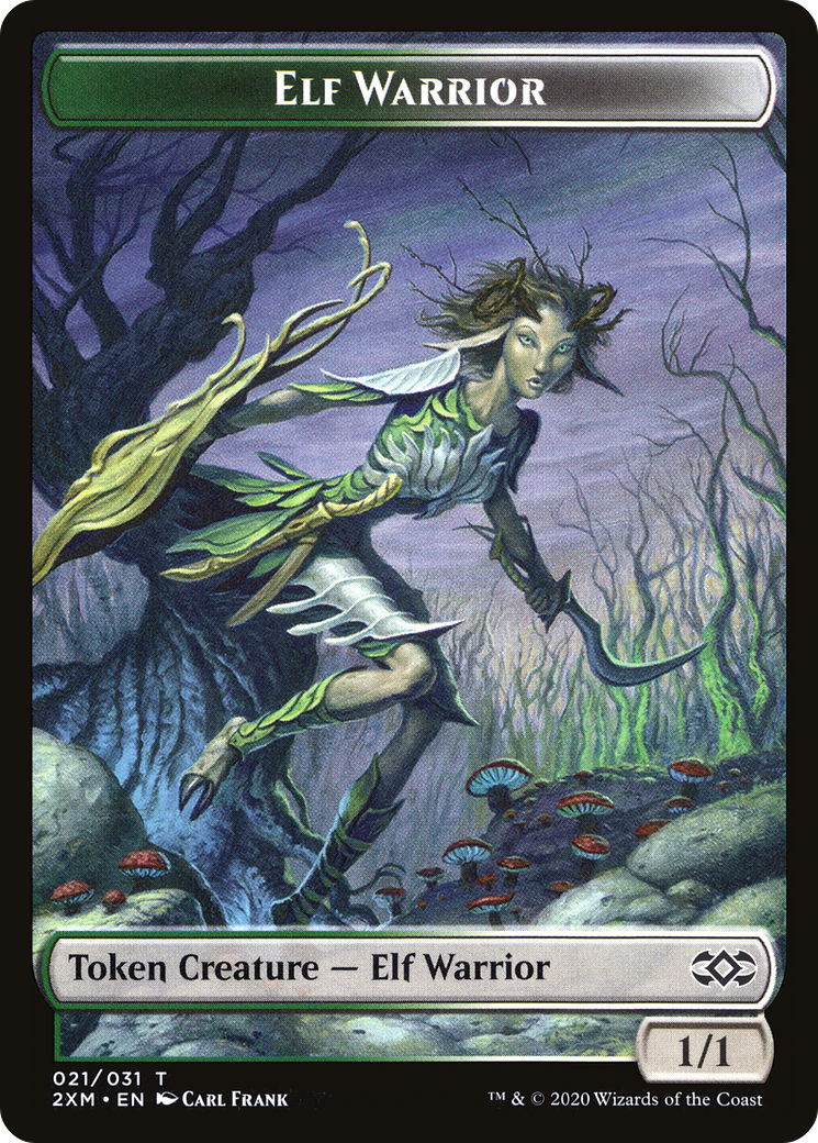 Elf Warrior (T2XM-021) [Double Masters Tokens]