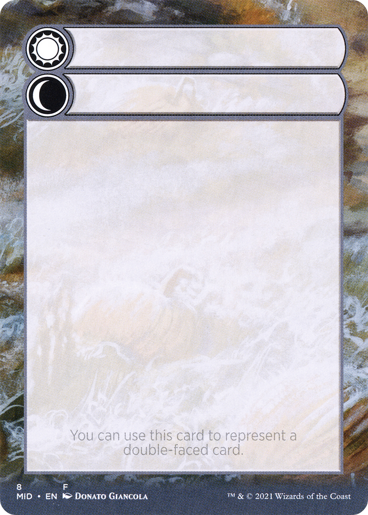Double-Faced Substitute Card (SMID-008) (Borderless) [Innistrad: Midnight Hunt Substitute Cards]