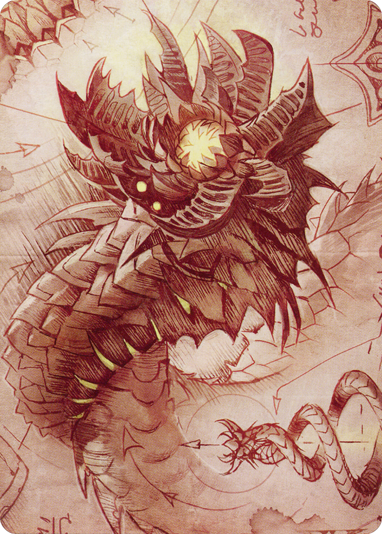 Wurmcoil Engine // Wurmcoil Engine (ABRO-081) (Borderless) [The Brothers' War Art Series] Foil