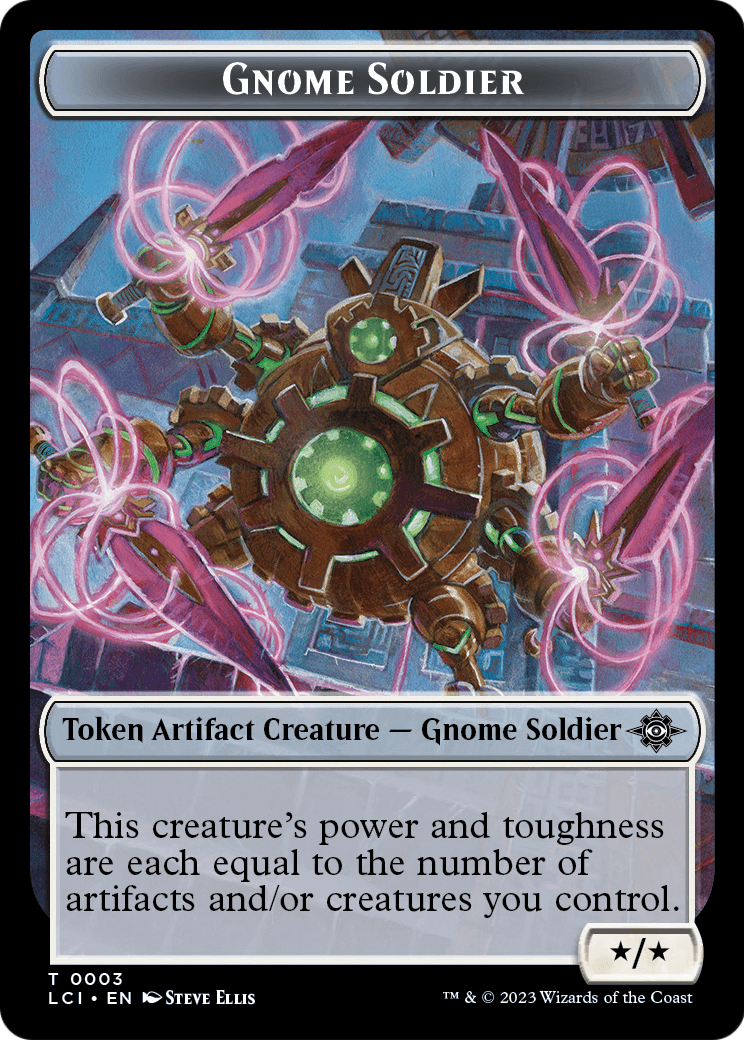 Gnome Soldier (TLCI-003) [The Lost Caverns of Ixalan Tokens]