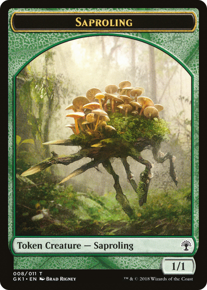 Saproling // Elf Knight (TGK1-008) [GRN Guild Kit Tokens]