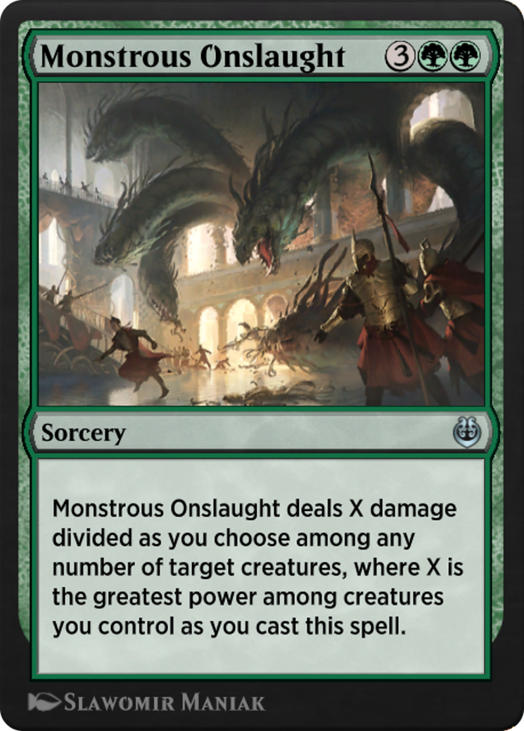 Monstrous Onslaught (KLR-169) [Kaladesh Remastered]