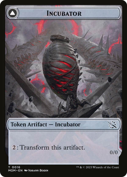 Incubator // Phyrexian (TMOM-016) [March of the Machine Tokens] Foil
