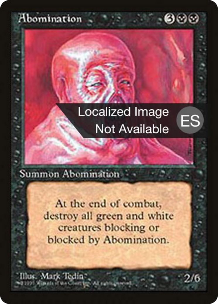 Abomination (4BB-117) [Fourth Edition Foreign Black Border]