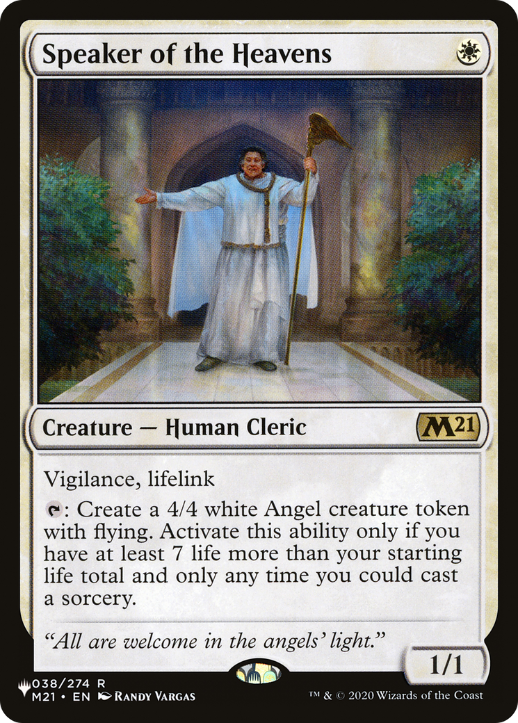 Speaker of the Heavens (PLST-M21-38) [The List]