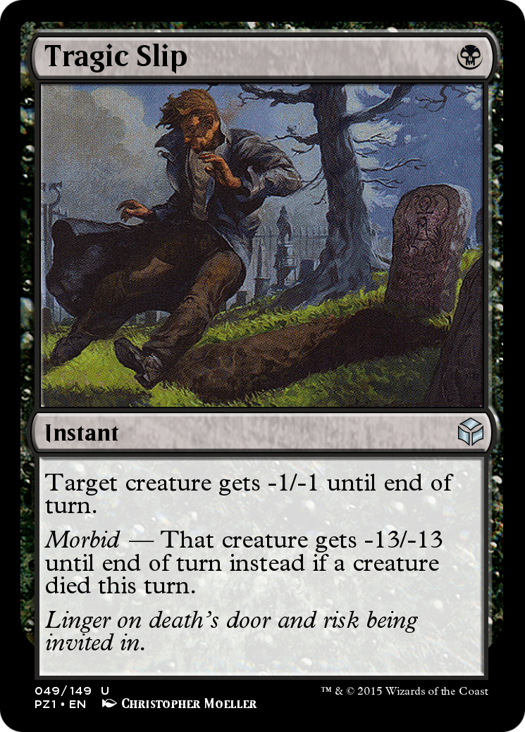 Tragic Slip (PZ1-049) [Legendary Cube Prize Pack] Foil