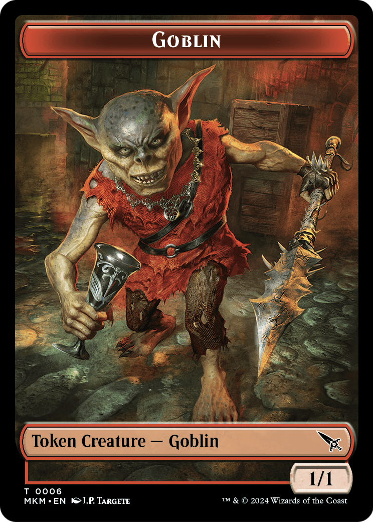 Goblin (TMKM-006) [Murders at Karlov Manor Tokens]