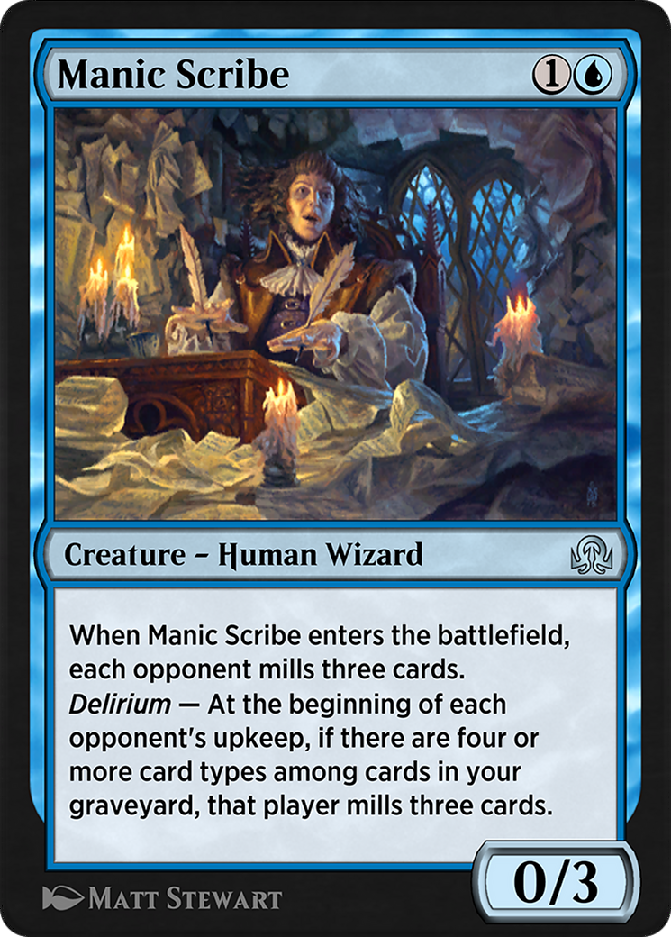 Manic Scribe (SIR-080) [Shadows over Innistrad Remastered]