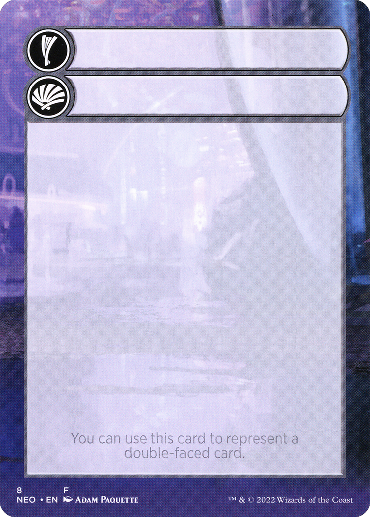 Double-Faced Substitute Card (SNEO-008) (Borderless) [Kamigawa: Neon Dynasty Substitute Cards]