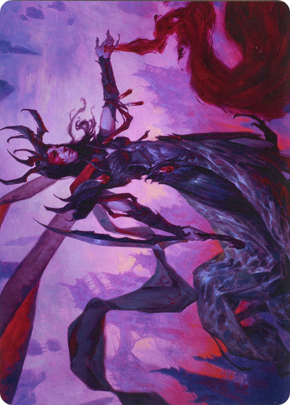 Drana, the Last Bloodchief // Drana, the Last Bloodchief (AZNR-054) (Borderless) [Zendikar Rising Art Series]
