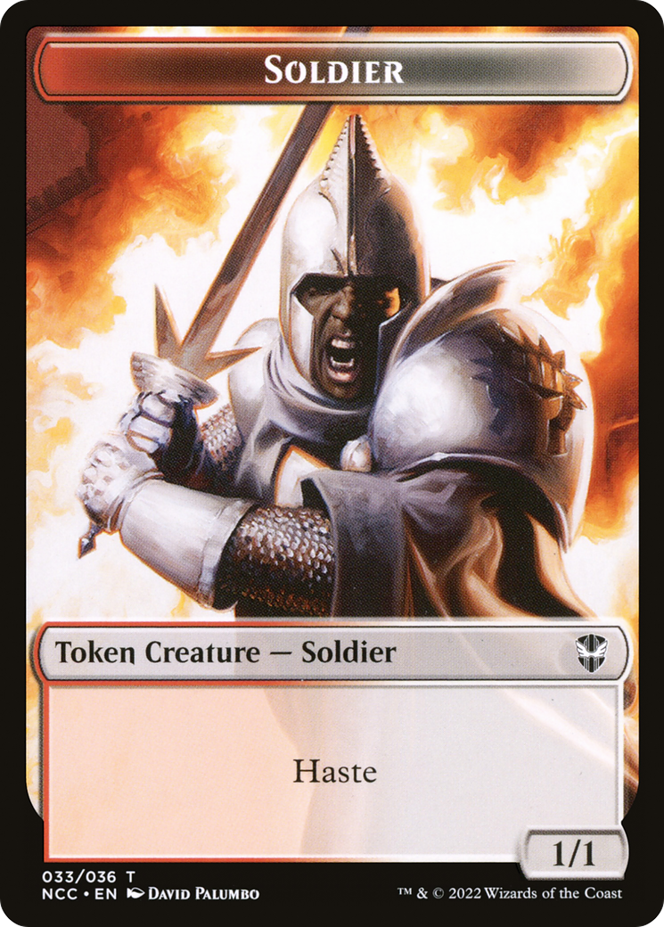 Soldier (TNCC-033) [New Capenna Commander Tokens] Foil