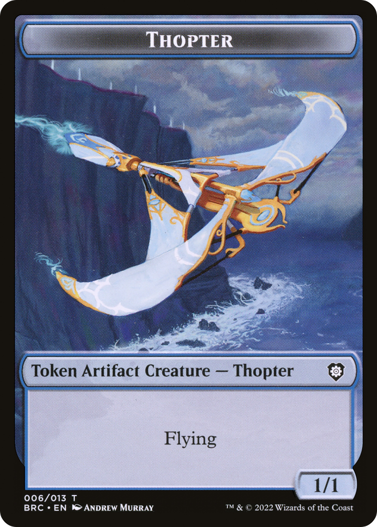 Thopter (TBRC-006) [The Brothers' War Commander Tokens] Foil