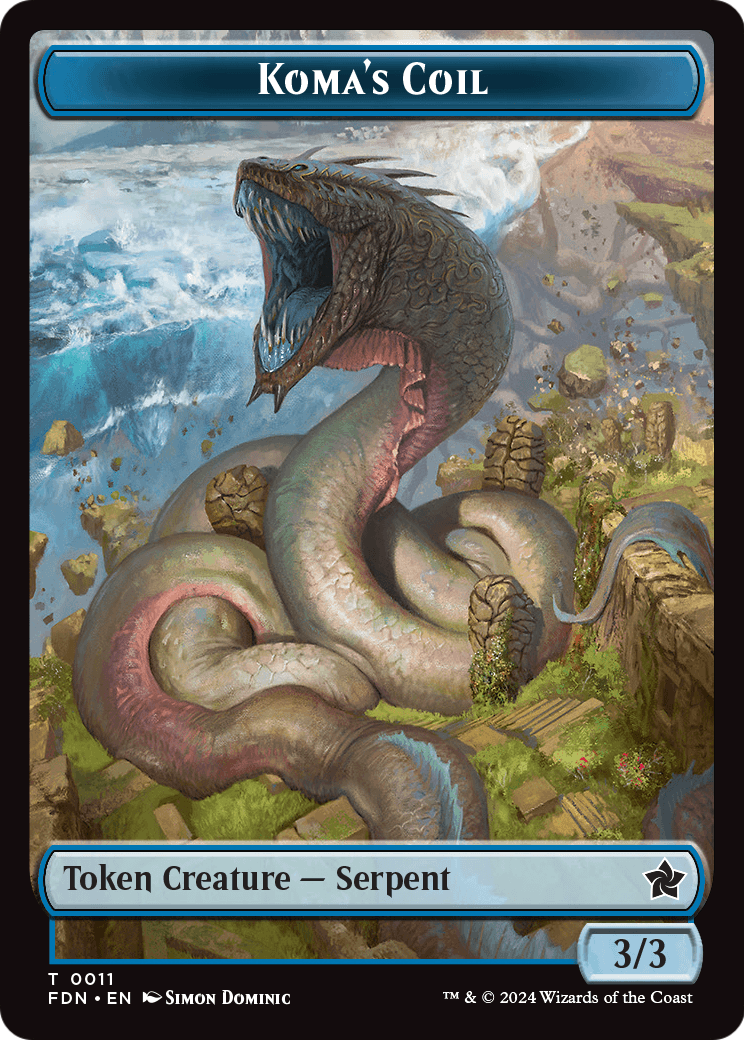Koma's Coil (TFDN-011) [Foundations Tokens] Foil