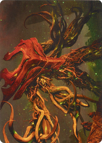 Ashaya, Soul of the Wild // Ashaya, Soul of the Wild (AZNR-069) (Borderless) [Zendikar Rising Art Series] Foil
