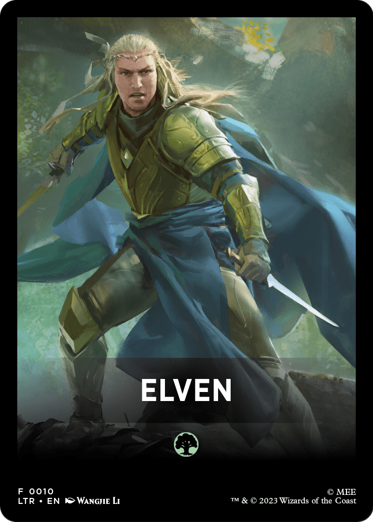 Elven (FLTR-010) [Tales of Middle-earth Front Cards]