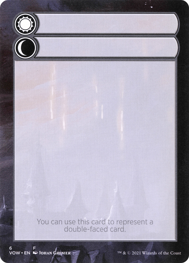Double-Faced Substitute Card (SVOW-006) (Borderless) [Innistrad: Crimson Vow Substitute Cards]