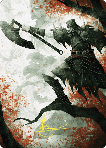 Garruk's Uprising // Garruk's Uprising (AWOE-072) (Borderless) [Wilds of Eldraine Art Series] Foil