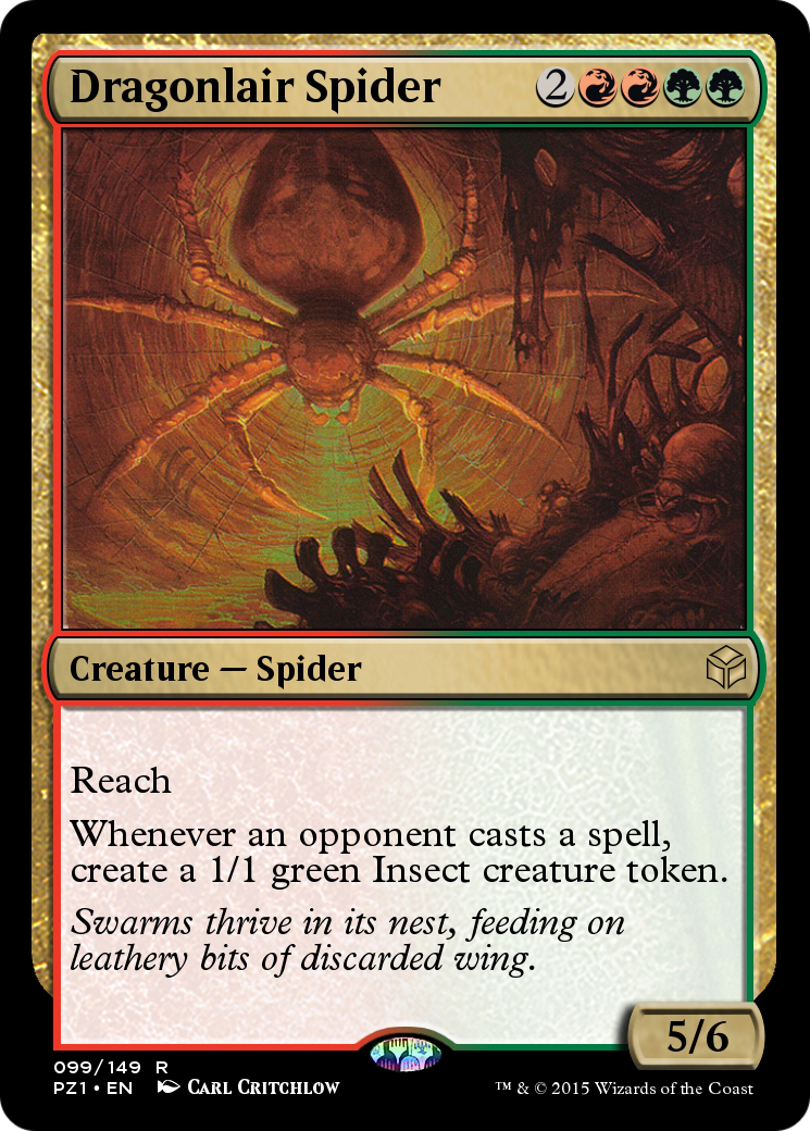 Dragonlair Spider (PZ1-099) [Legendary Cube Prize Pack] Foil