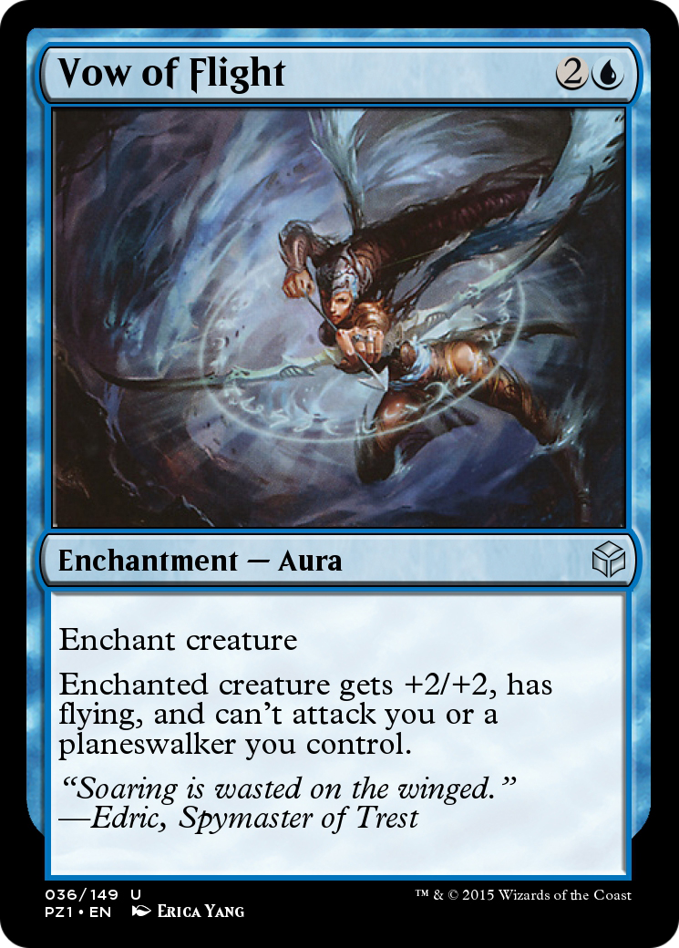 Vow of Flight (PZ1-036) [Legendary Cube Prize Pack]