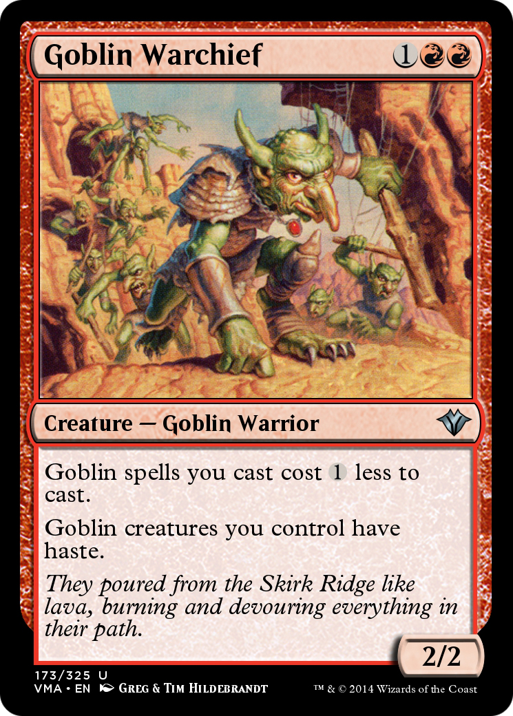 Goblin Warchief (VMA-173) [Vintage Masters]