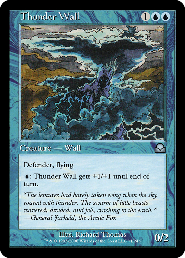 Thunder Wall (ME2-071) [Masters Edition II] Foil