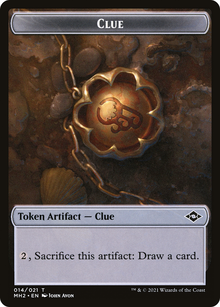 Clue (TMH2-014) [Modern Horizons 2 Tokens] Foil