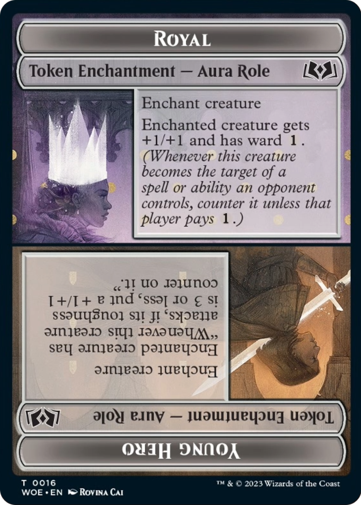 Royal // Young Hero (TWOE-016) [Wilds of Eldraine Tokens]