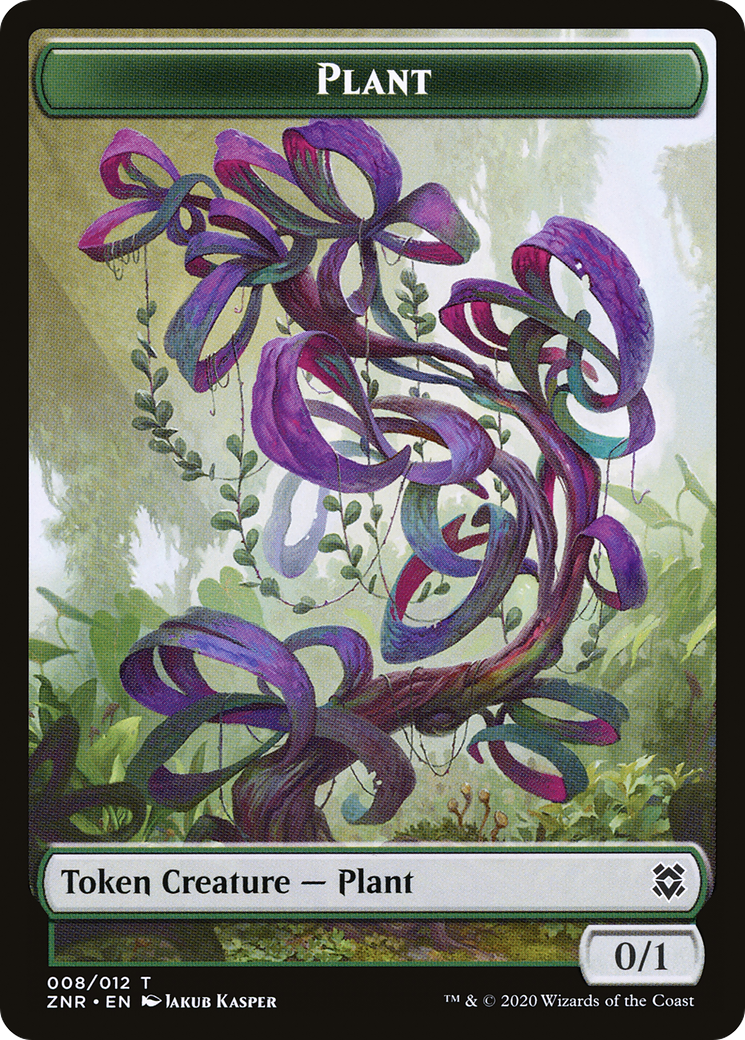 Plant (TZNR-008) [Zendikar Rising Tokens]