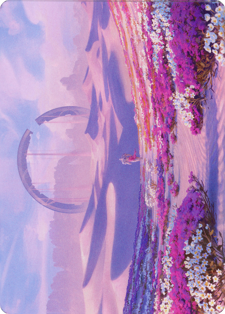 Plains // Plains (ADMU-063) (Borderless) [Dominaria United Art Series] Foil