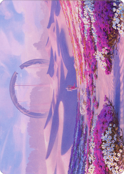 Plains // Plains (ADMU-063) (Borderless) [Dominaria United Art Series] Foil