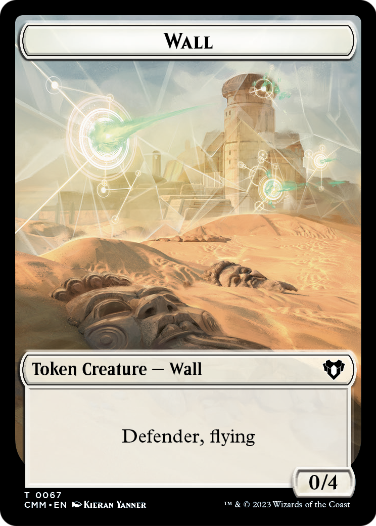 Wall (TCMM-067) [Commander Masters Tokens] Foil