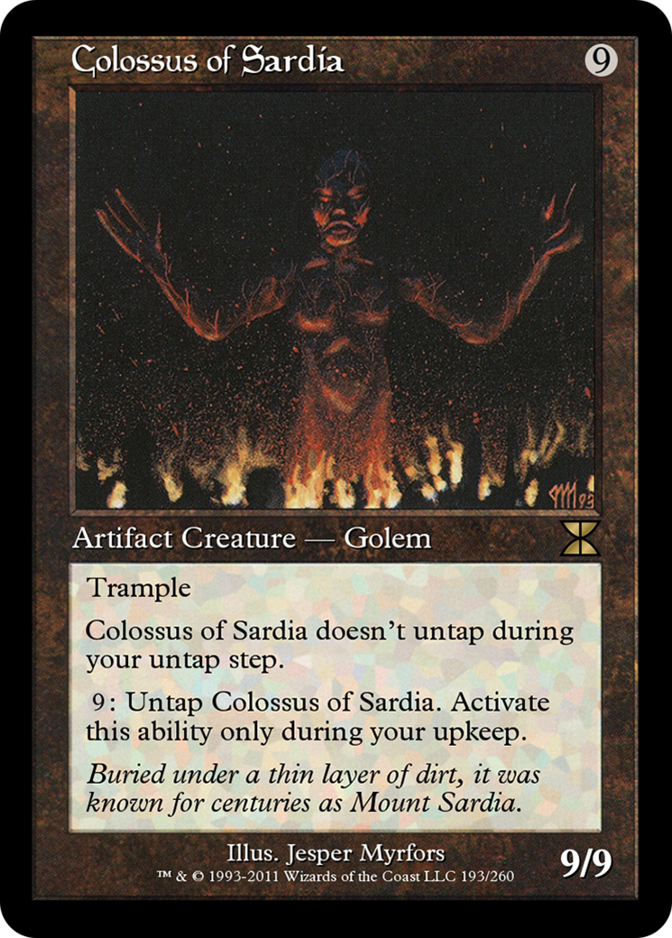 Colossus of Sardia (ME4-193) [Masters Edition IV]