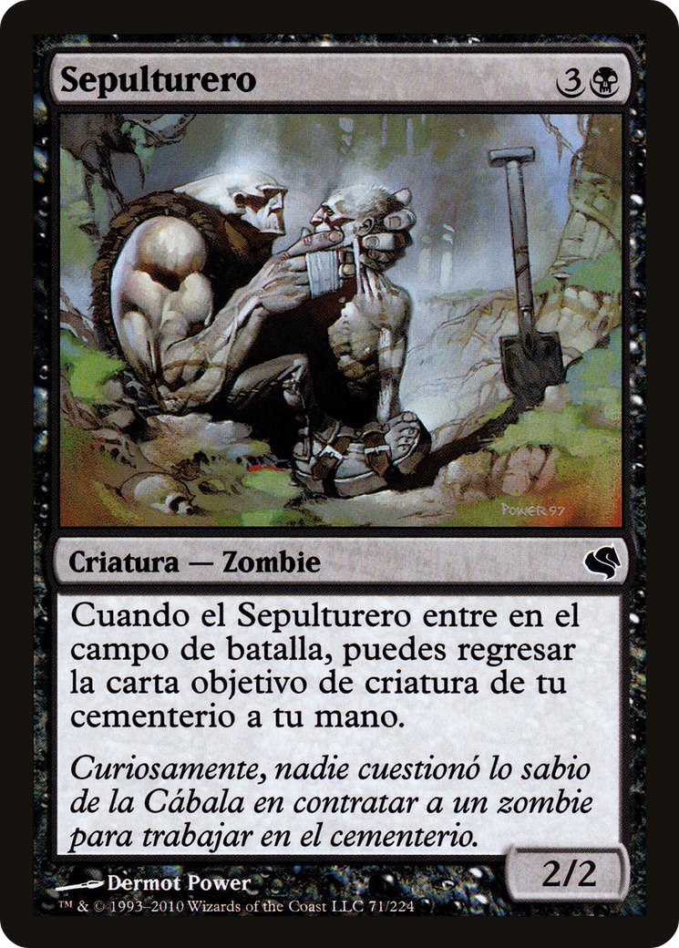 Gravedigger (Spanish) - "Sepulturero" (PS11-071) [Salvat 2011]