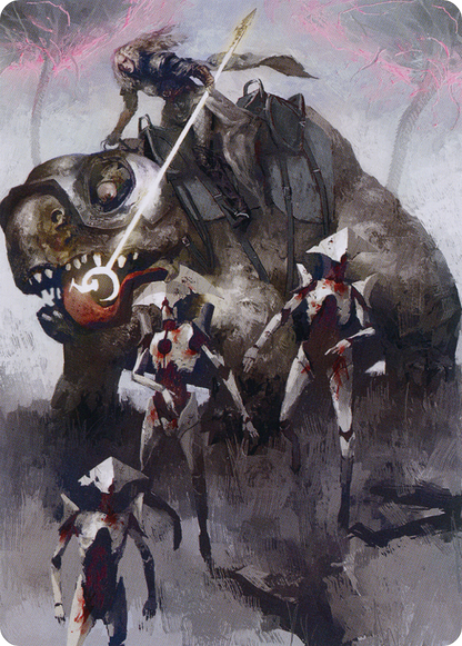 Thalia and The Gitrog Monster // Thalia and The Gitrog Monster (AMOM-065) (Borderless) [March of the Machine Art Series]