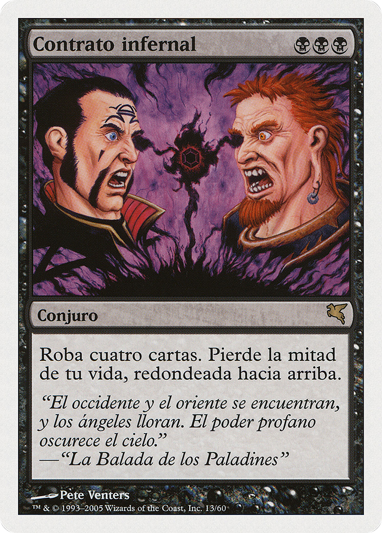 Infernal Contract (Spanish) - "Contrato Infernal" (PSAL-A13) [Salvat 2005]