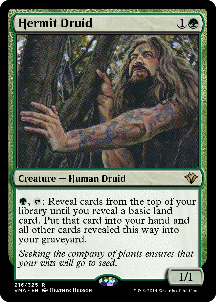 Hermit Druid (VMA-216) [Vintage Masters] Foil