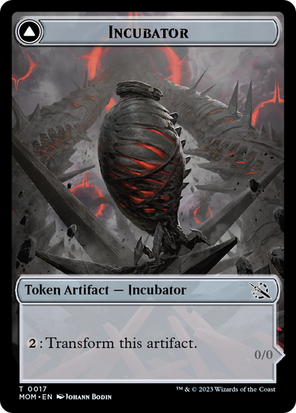 Incubator // Phyrexian (TMOM-017) [March of the Machine Tokens]