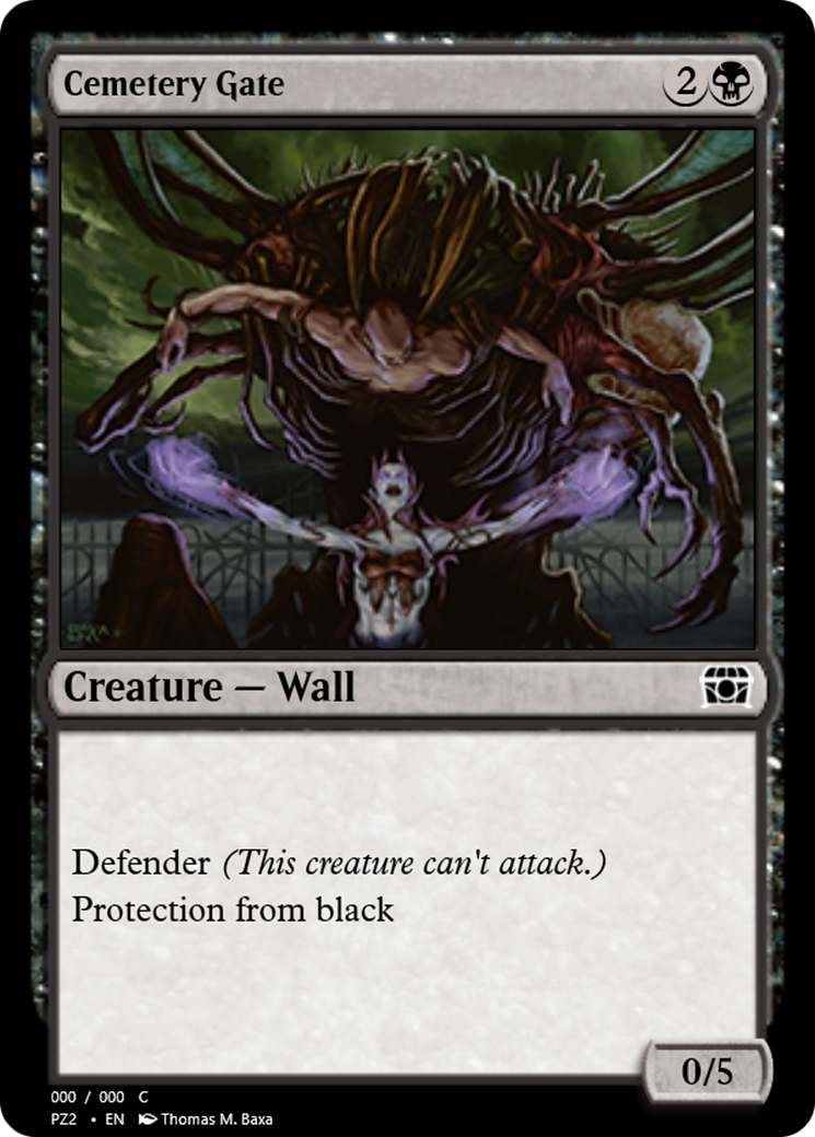 Cemetery Gate (PZ2-65835) [Treasure Chest] Foil