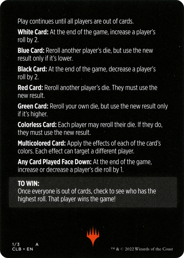 Roll for Initiative // Roll for Initiative (cont'd) (MCLB-001) [Commander Legends: Battle for Baldur's Gate Minigames] Foil
