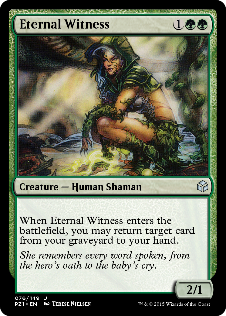 Eternal Witness (PZ1-076) [Legendary Cube Prize Pack]