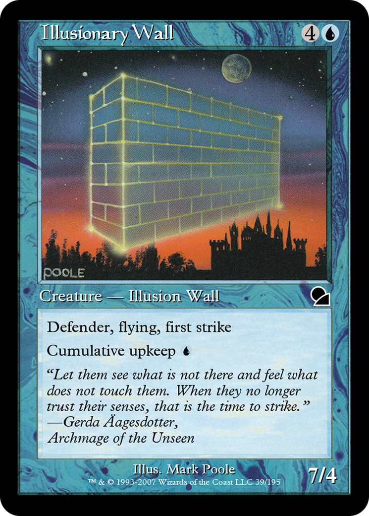 Illusionary Wall (ME1-039) [Masters Edition] Foil