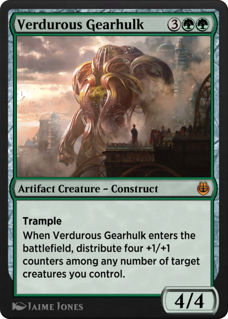 Verdurous Gearhulk (KLR-185) [Kaladesh Remastered]