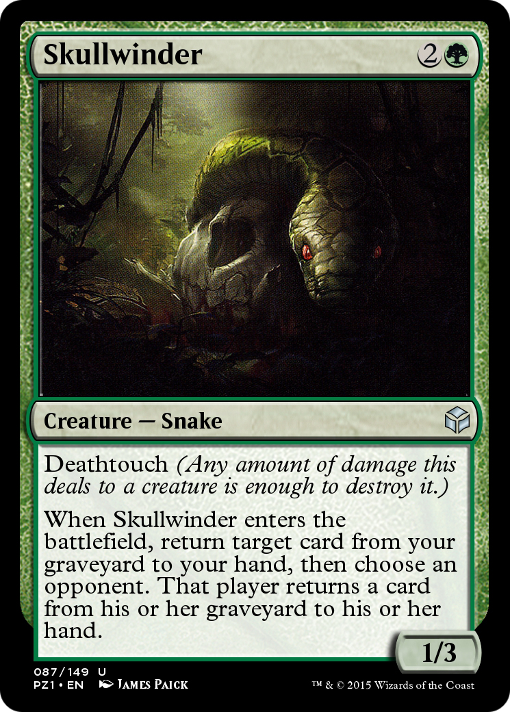 Skullwinder (PZ1-087) [Legendary Cube Prize Pack] Foil